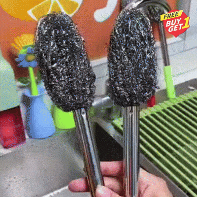 Bottle Jar Toilet Cleaner Brush Scrubber ( BUY 1 GET 1 FREE )
